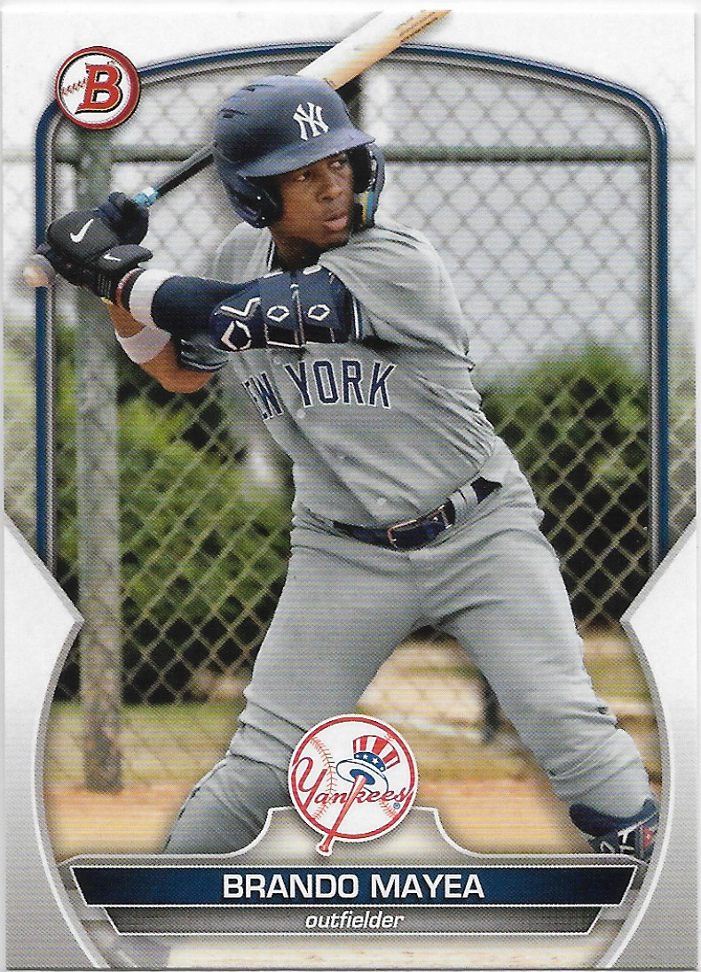 2023 Bowman Draft #BD-66 Brandon Mayea New York Yankees