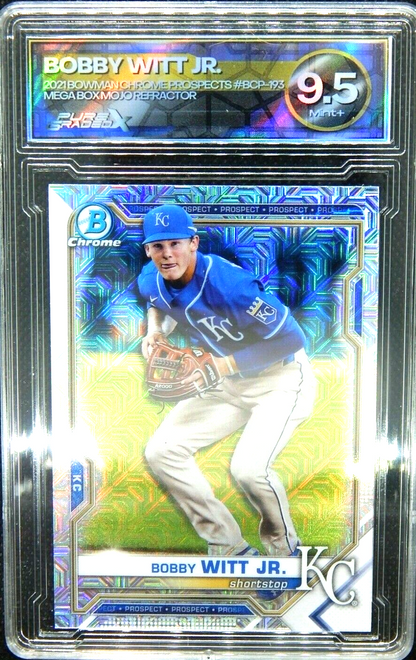 Bobby Witt Jr Refractor #BCP-193 - 2021 Bowman Chrome Prospects - 9.5 Mint+