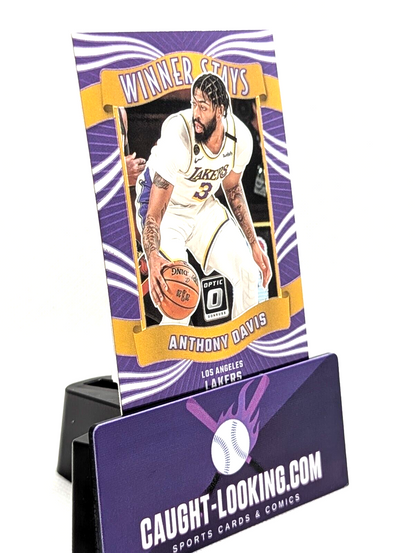2023-24 Panini Donruss Optic - Winner Stays Purple Prizm #19 Anthony Davis