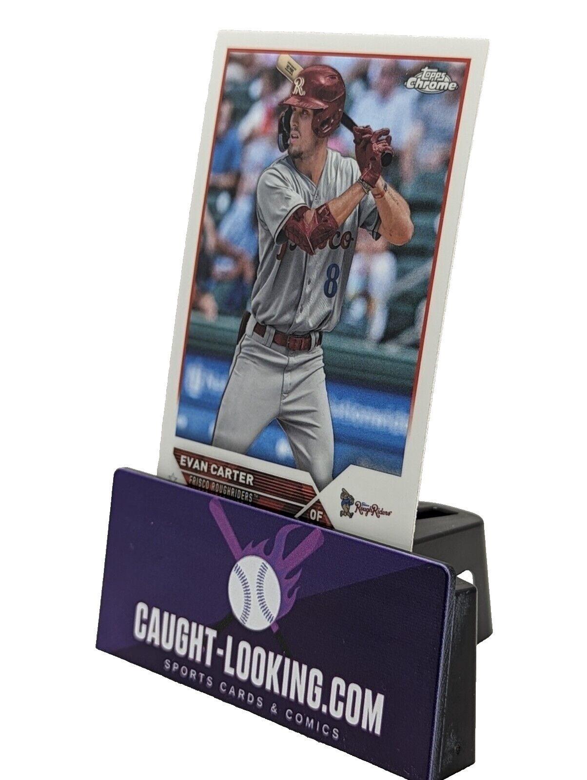 2023 Topps Pro Debut Evan Carter #PDC-79  Prospect Roughriders Rangers