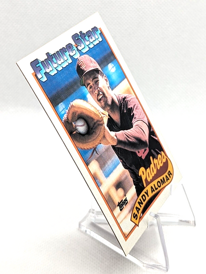 1989 Topps #648 Sandy Alomar FUTURE STAR Rookie RC Padres Baseball Card