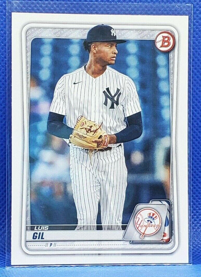 Luis Gil #BD-132 - 2020 Bowman Draft Yankees Prospect