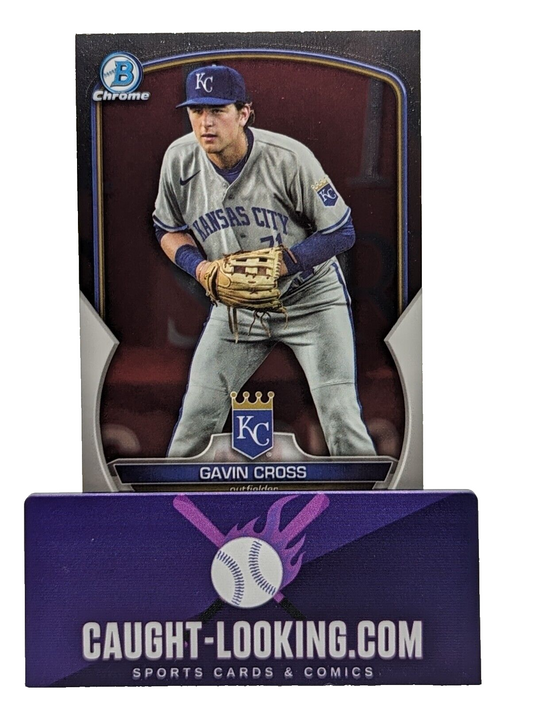 Gavin Cross - 2023 Bowman Chrome Draft #BDC-55 Kansas City Royals Prospect