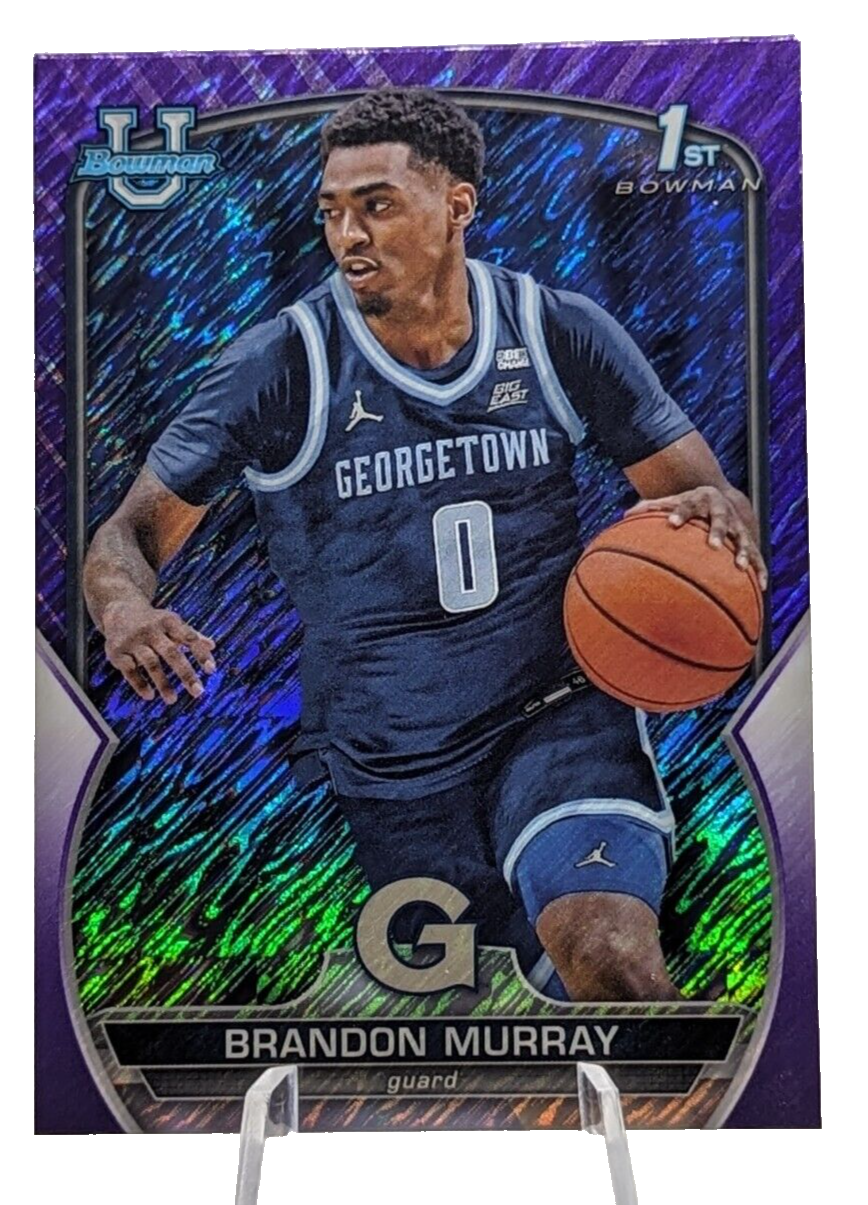 Brandon Murray [Purple Shimmer] #40 2022 Bowman Chrome University 1st Bowman