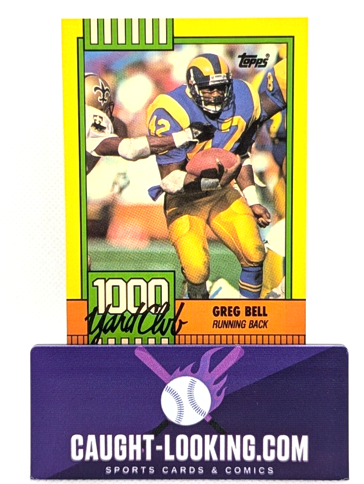 Greg Bell #20 1990 Topps 1000 Yard Club