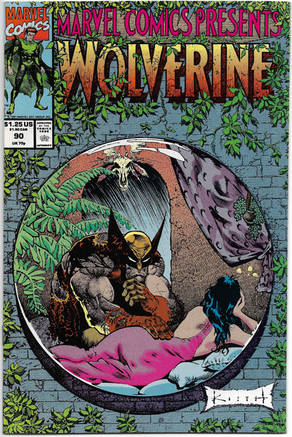 Marvel Comics Presents #90 - 1991 Marvel Comics Wolverine Ghost Rider