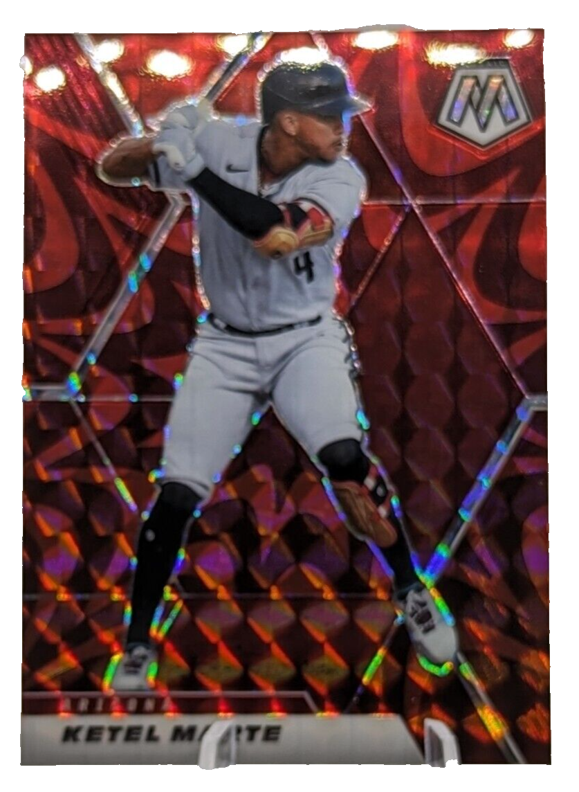 Ketel Marte [Red Mosaic] #65 2021 Panini Mosaic Arizona Diamondbacks