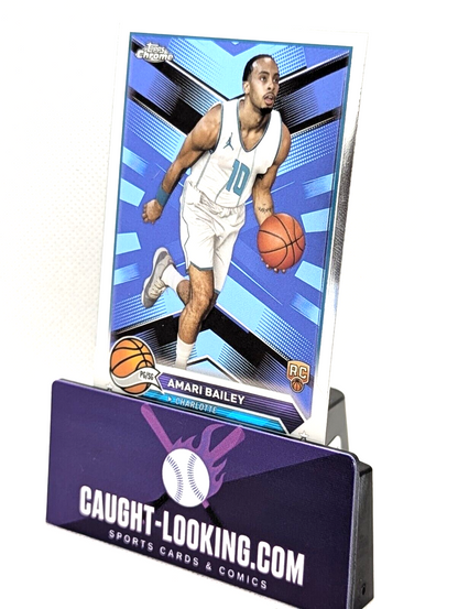Amari Bailey - 2024 Topps Chrome Basketball RC Charlotte Hornets #172 NBA