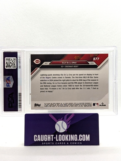 Elly De La Cruz (RC) - PSA 10 - 2024 Topps NOW #577 - Joins 20/60 Club