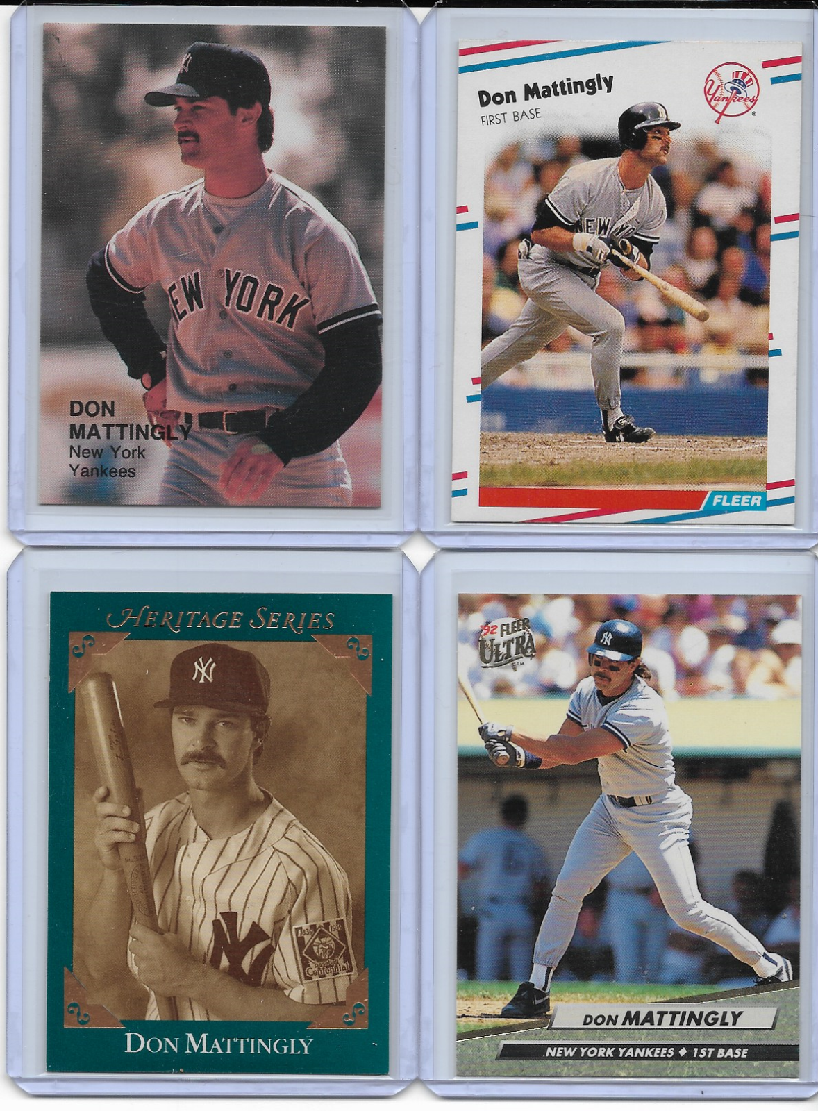 Don Mattingly NY Yankees - 34 Card Collection various cards