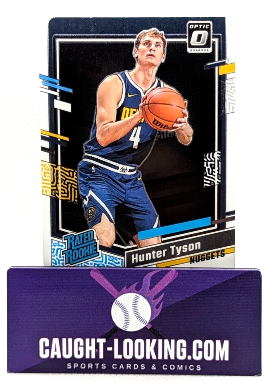 2023-24 Donruss Optic #201 Hunter Tyson Rated Rookie RC