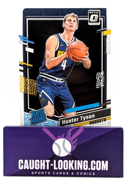 2023-24 Donruss Optic #201 Hunter Tyson Rated Rookie RC