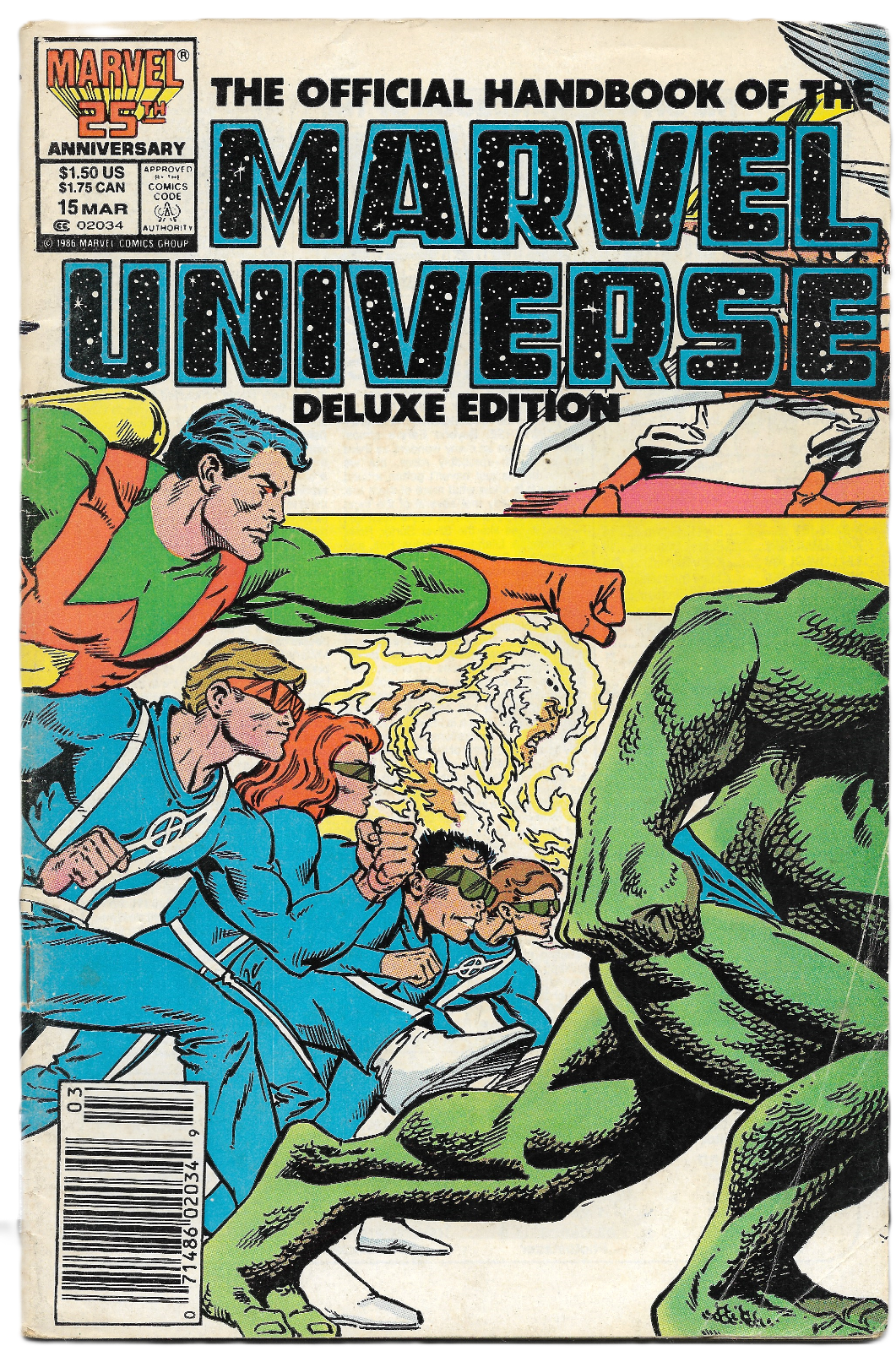 Official Handbook of the Marvel Universe Deluxe Edition #15 1987