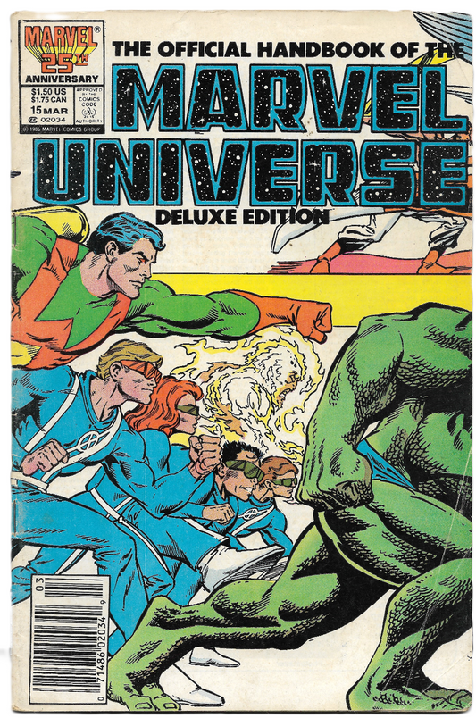 Official Handbook of the Marvel Universe Deluxe Edition #15 1987