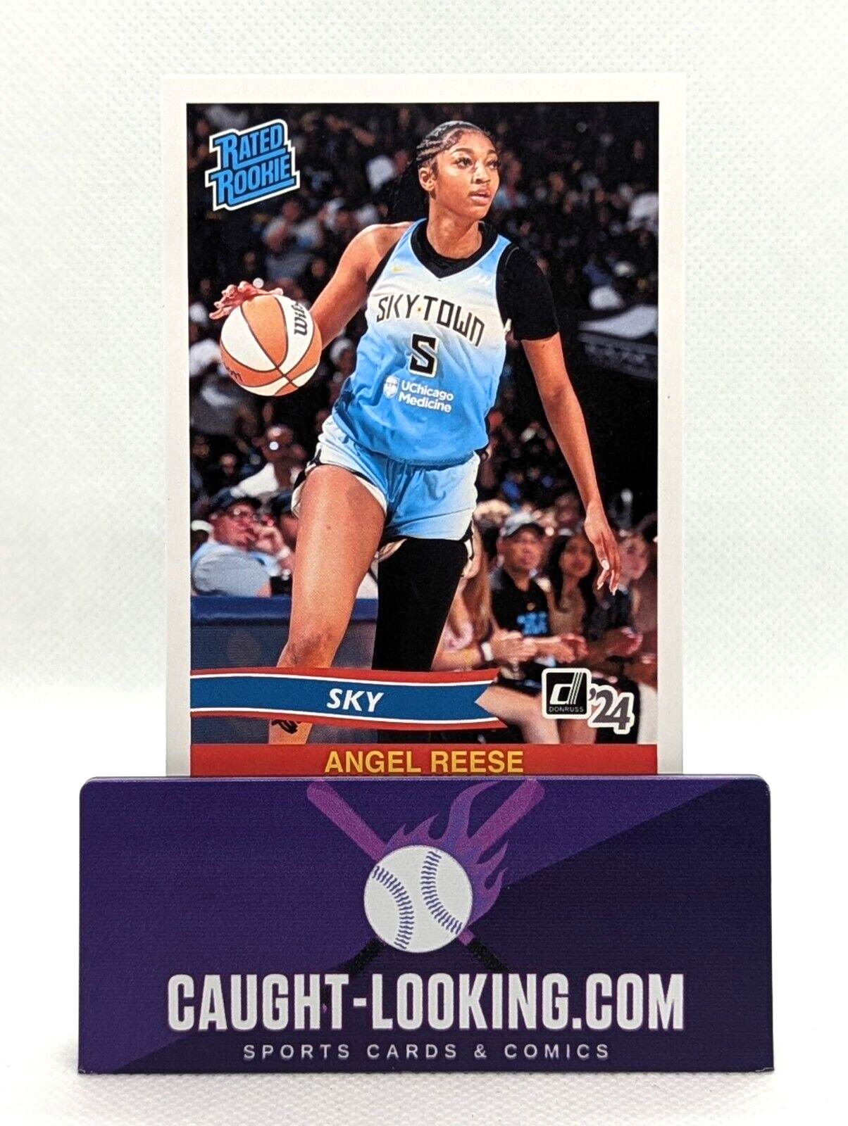 Angel Reese - 2024 Instant WNBA Donruss Rated Rookie Retro Card #RRR-2 RC Sky