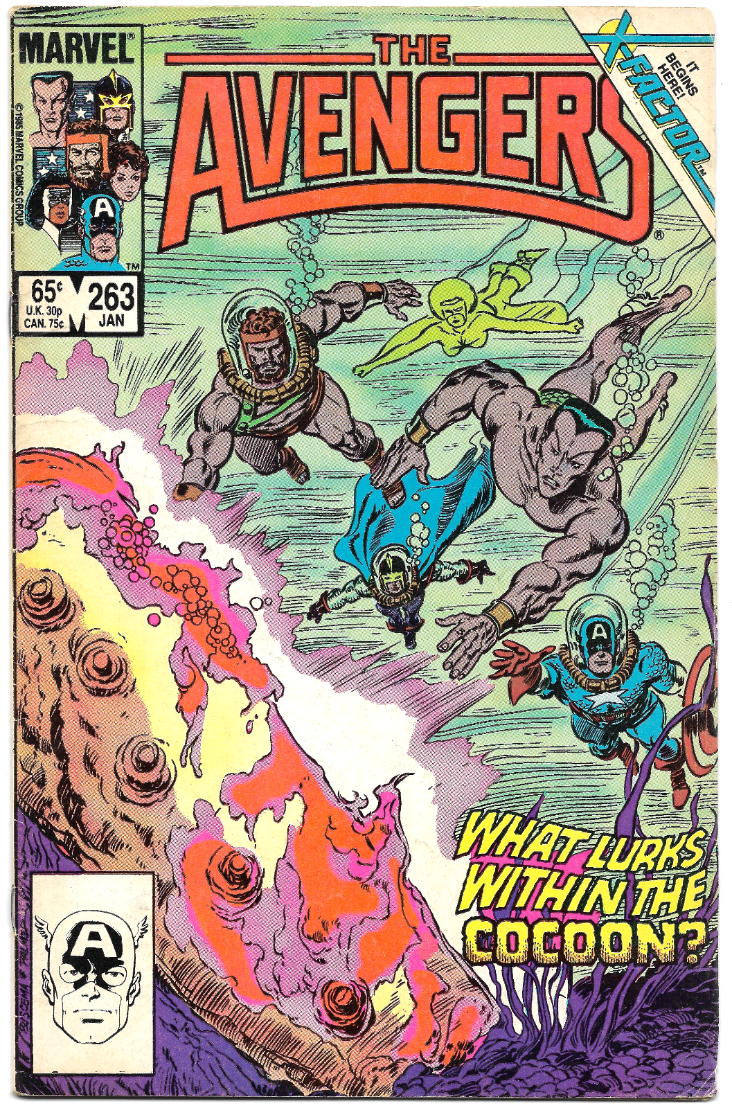 The Avengers #263 1986 Marvel Comics - What Lurks Below?