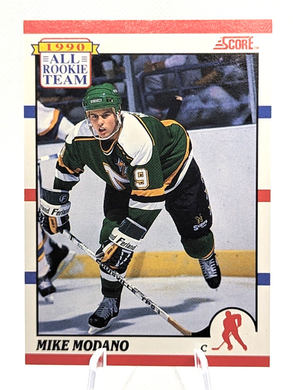 Mike Modano #327 1990 Score All Rookie Team Rookie Card Minnesota North Stars