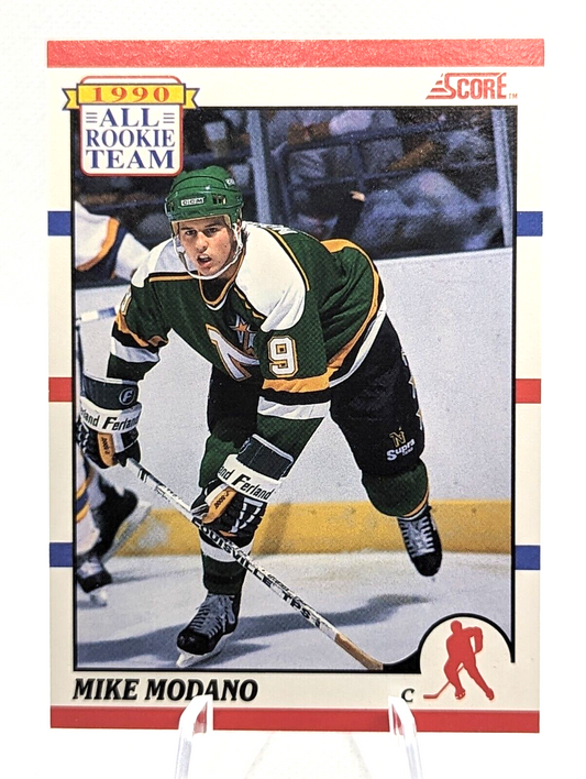 Mike Modano #327 1990 Score All Rookie Team Rookie Card Minnesota North Stars