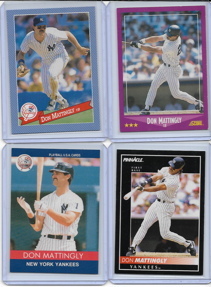 Don Mattingly NY Yankees - 34 Card Collection various cards