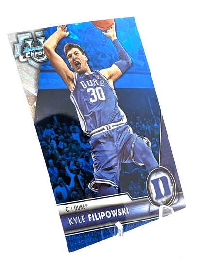 2023-24 Bowman Chrome U Sapphire Kyle Filipowski #23 Duke