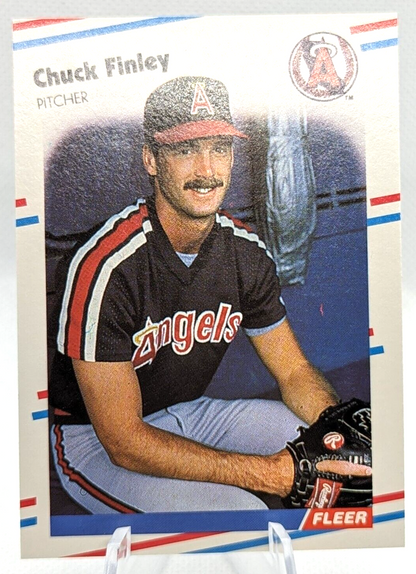 Chuck Finley #489 1988 Fleer Angels