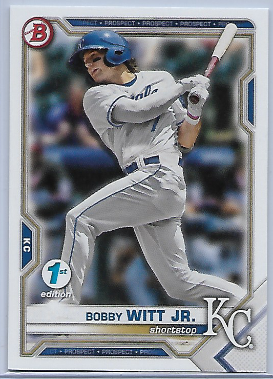 Bobby Witt JR #BD-47 - 2021 Bowman Draft 1st Edition - 1st Round Draft 2019 - KC