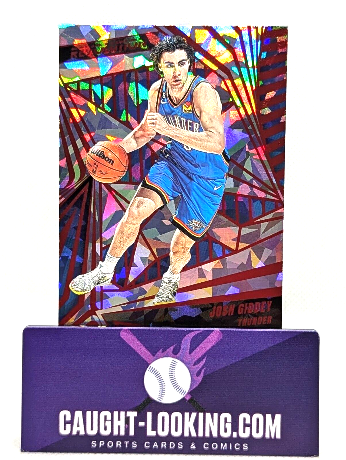 2023-24 Panini Revolution #39 Josh Giddey Chinese New Year Ice