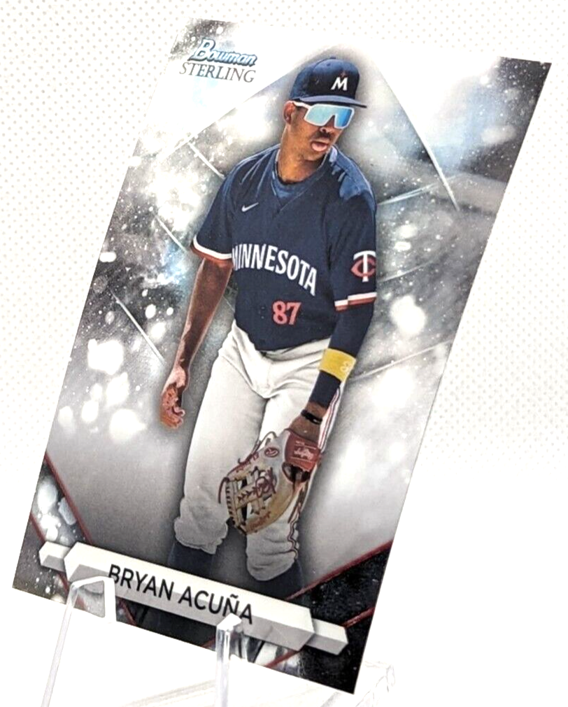 2023 Bowman Sterling Baseball # BSP-98 Bryan Acuna Twins Prospect