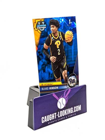 2023-24 Bowman Chrome U Sapphire Blake Hinson #68 Pittsburgh