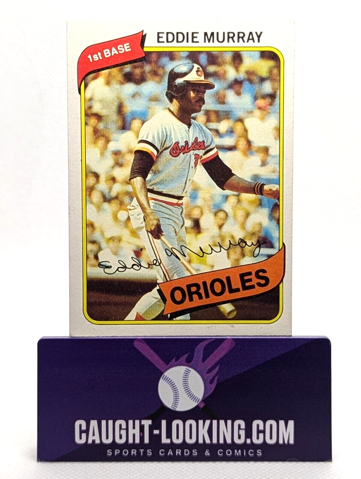 1980 Topps Eddie Murray Baltimore Orioles #160.
