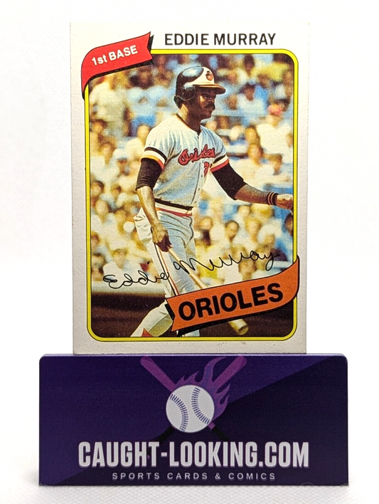 1980 Topps Eddie Murray Baltimore Orioles #160.