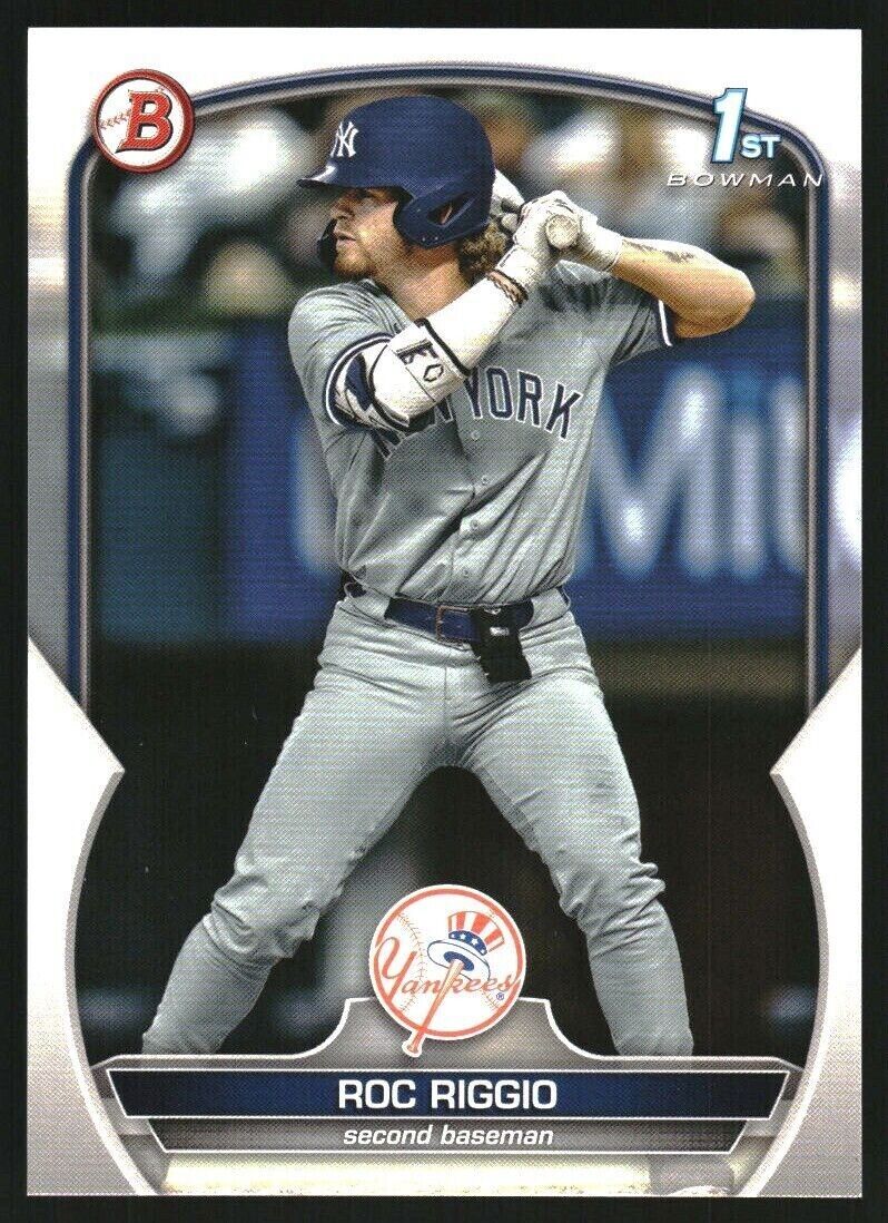 2023 Bowman Draft #BD30 Roc Riggio New York Yankees Prospect