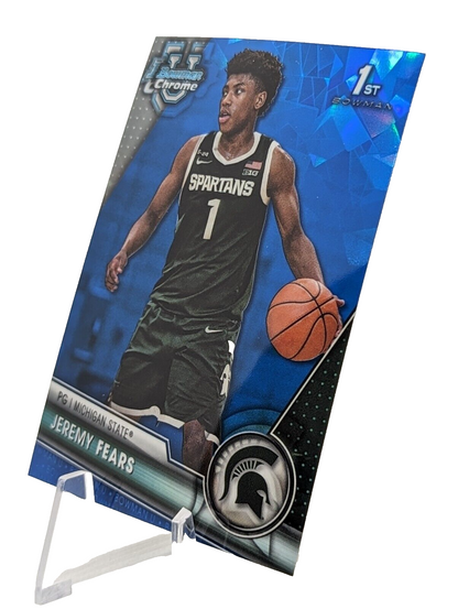 2023-24 Bowman Chrome U Sapphire Jeremy Fears #56 Michigan State
