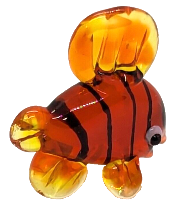 Ganz World Miniature Mini Glass Collectible Figurine Clownfish