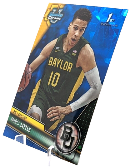 2023-24 Bowman Chrome U Sapphire Miro Little #12 1st Baylor