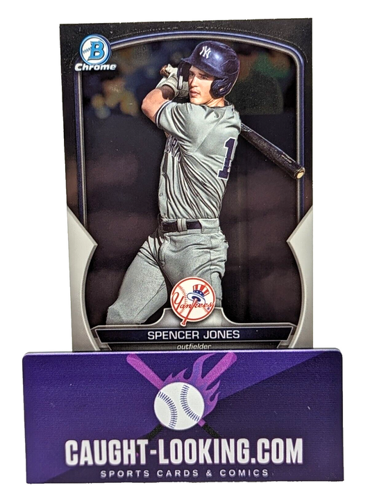 Spencer Jones - 2023 Bowman Draft Chrome #BDC196 Yankees Prospect
