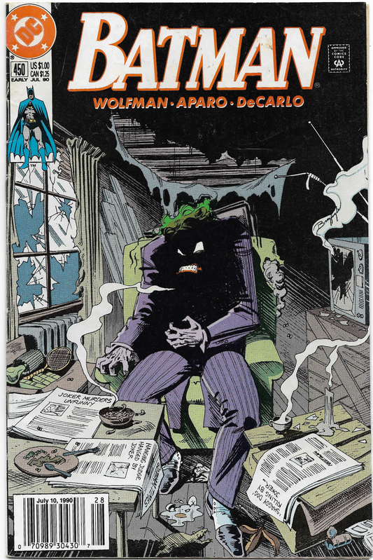 Batman #450 - 1990 DC Comics 1st Appearance of Curtis Base
