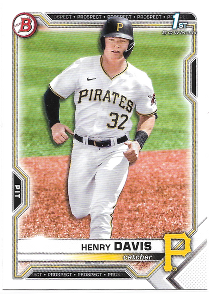 Henry Davis #BD-48 - 2021 Bowman Paper Baltimore Orioles Prospect Card