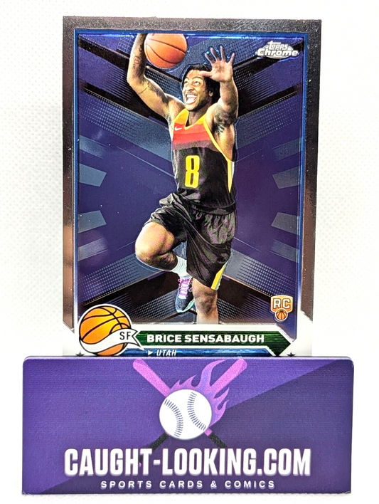 Brice Sensabaugh - 2024 Topps Chrome #73 RC Rookie Utah Jazz