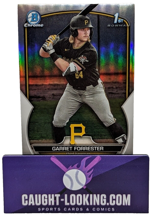 Garret Forrester - 2023 Bowman Draft #BDC-197 1st Chrome Refractor Prospect