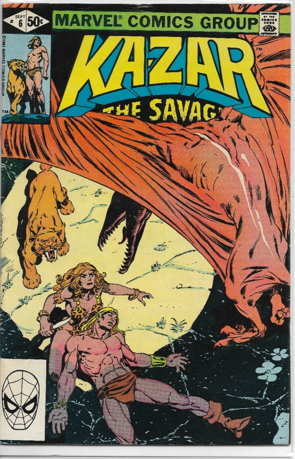 Kazar The Savage #5 #6 #7 - 1981 Marvel Comics