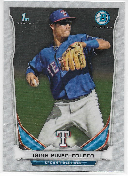 Isiah Kiner-Falefa - 2014 Bowman Chrome or Paper Rookie Card RC New York Yankees