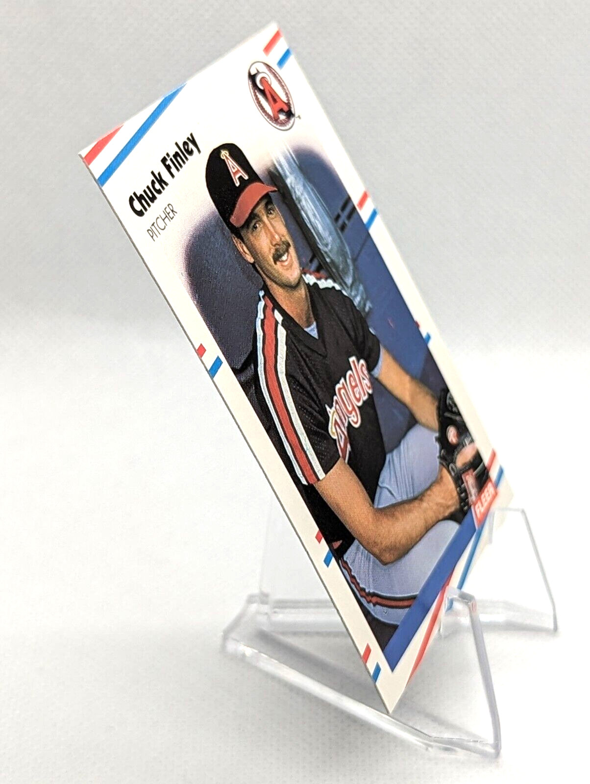 Chuck Finley #489 1988 Fleer Angels