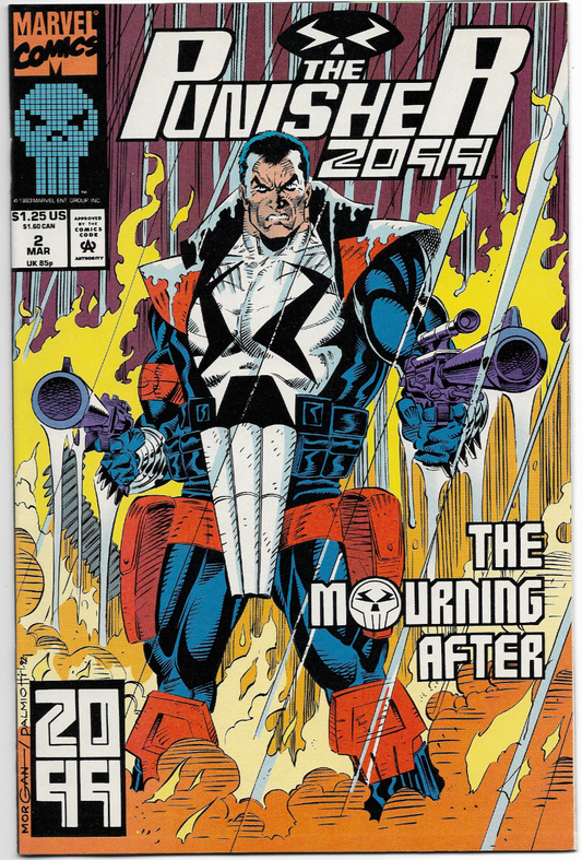Punisher 2099 #2 1993 Marvel Comic Book Copper Age High Grade