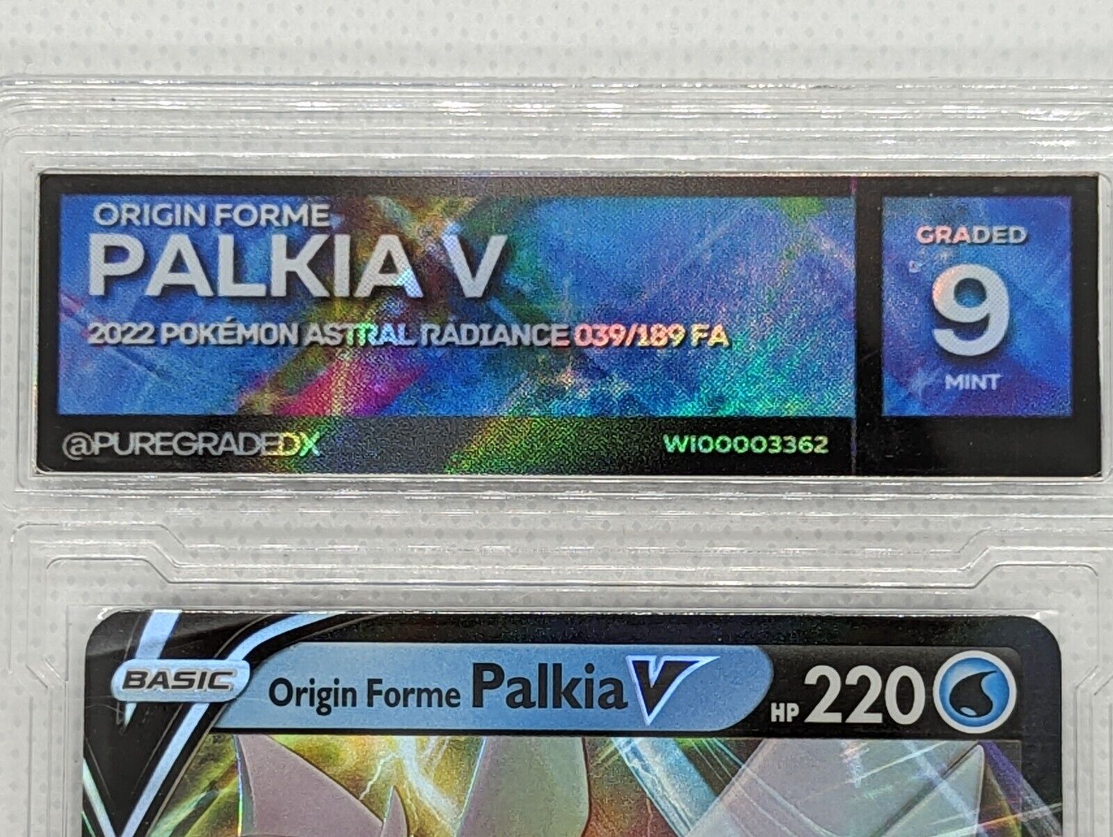 Origin Forme Palkia V 039/198 - Astral Radiance - Ultra Rare - NM/Mint - 9 Mint