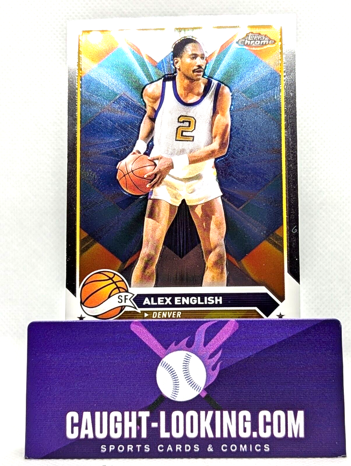 Alex English - 2023-24 Topps Chrome - #26 Denver Nuggets