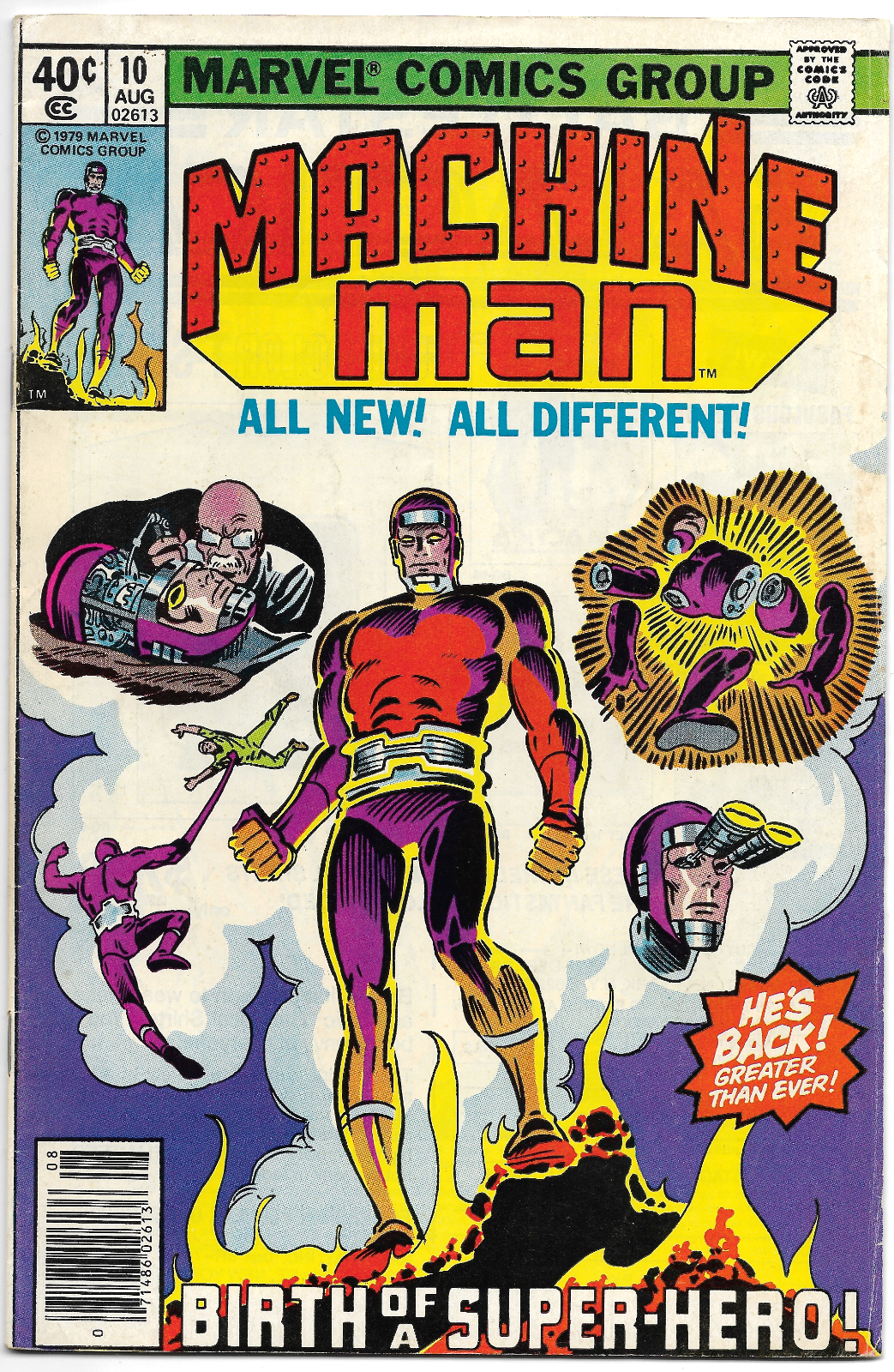 Machine Man #10 "Renewal!" 1979 Marvel Comic