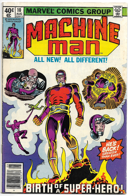 Machine Man #10 "Renewal!" 1979 Marvel Comic