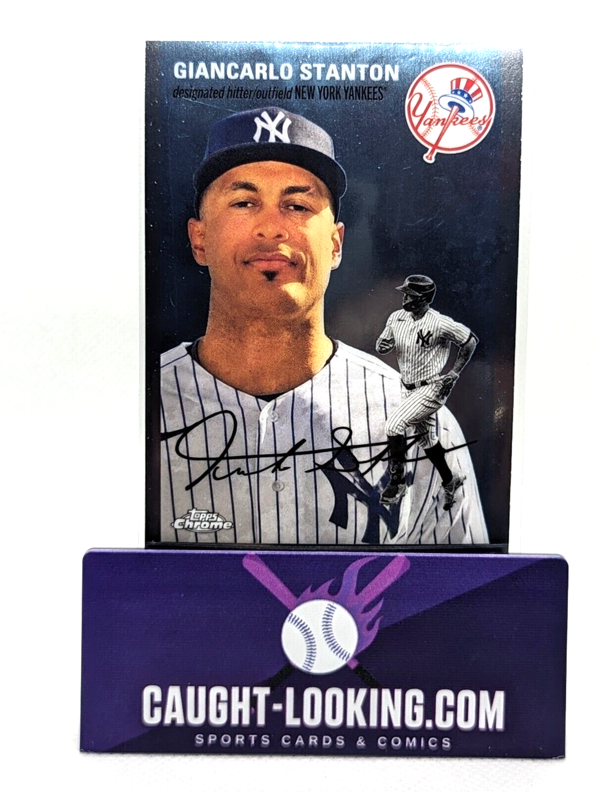 Giancarlo Stanton - 2023 Topps Chrome Platinum Anniversary #399 NY Yankees