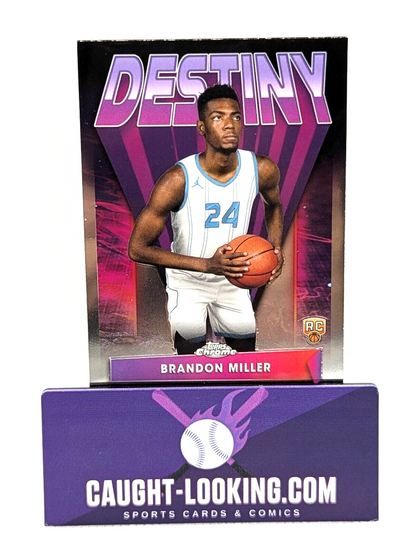 Brandon Miller - 2024 Topps Chrome Basketball Destiny #D-2 Hornets NBA